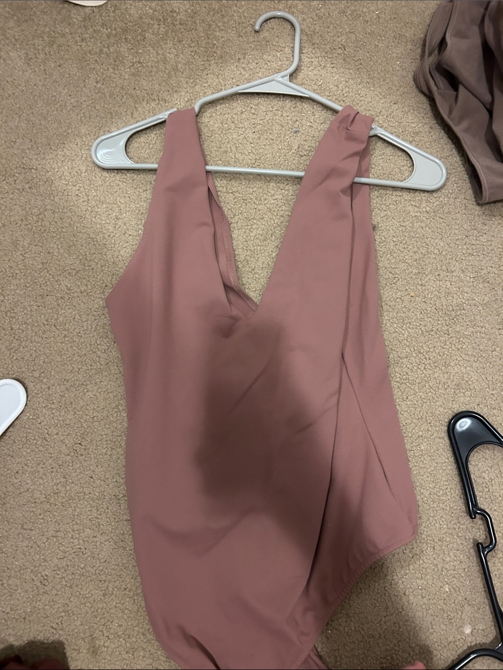 Free People Mauve One-Piece Swimsuit